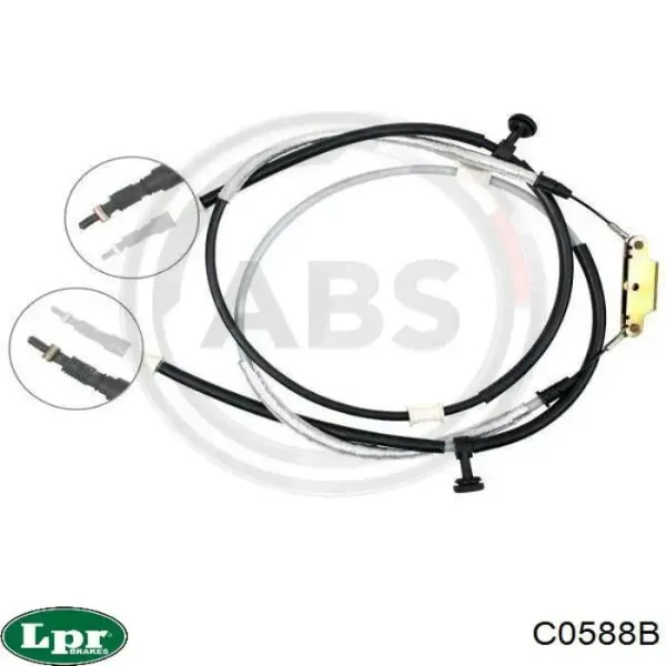 Задний трос ручника C0588B LPR