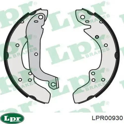 Задние барабанные колодки LPR00930 LPR