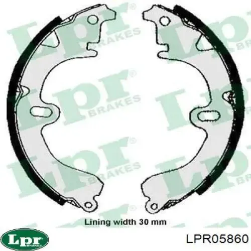 Задние барабанные колодки LPR05860 LPR