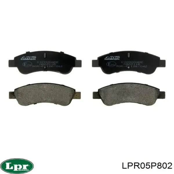 Передние тормозные колодки LPR05P802 LPR