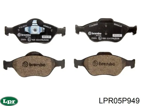 Передние тормозные колодки LPR05P949 LPR