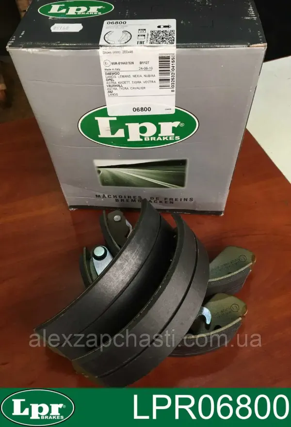Задние барабанные колодки LPR06800 LPR