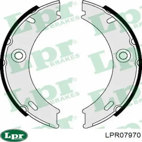 Колодки ручника LPR07970 LPR