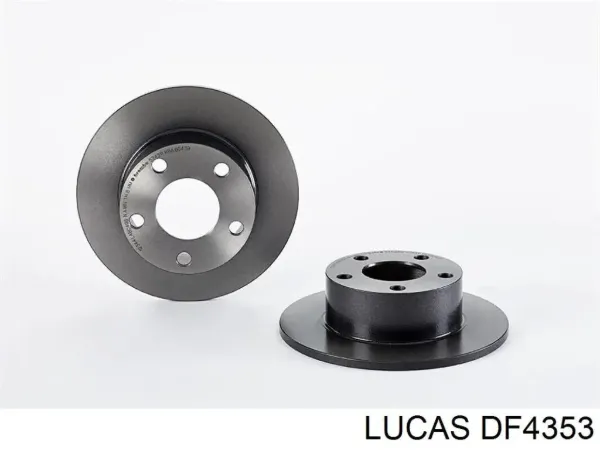 Тормозные диски DF4353 Lucas