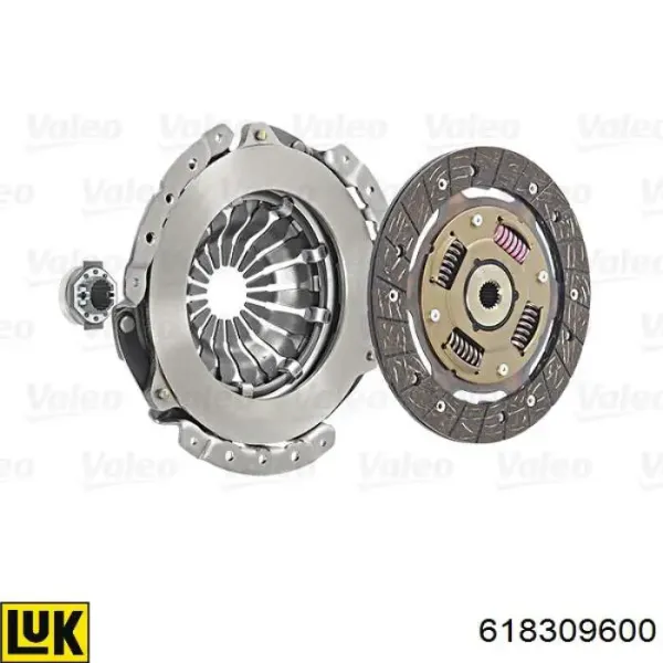 Комплект сцепления (3 части) LUK 618309600 цена, от