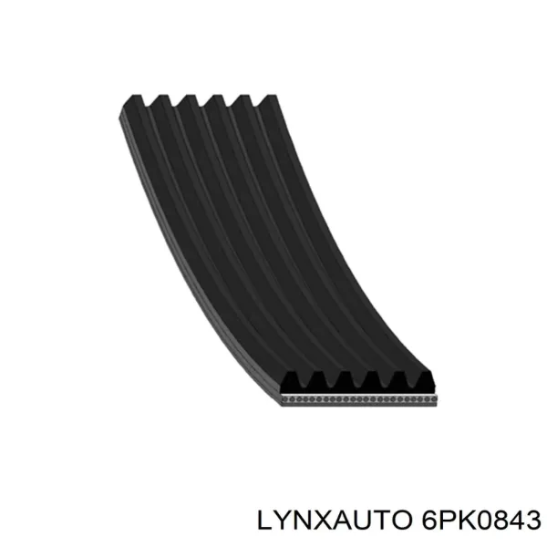 Купить 6PK0843 Lynxauto Ремень генератора