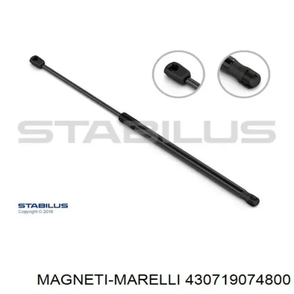 Амортизатор багажника 430719074800 Magneti Marelli
