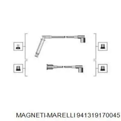 Высоковольтные провода 941319170045 Magneti Marelli