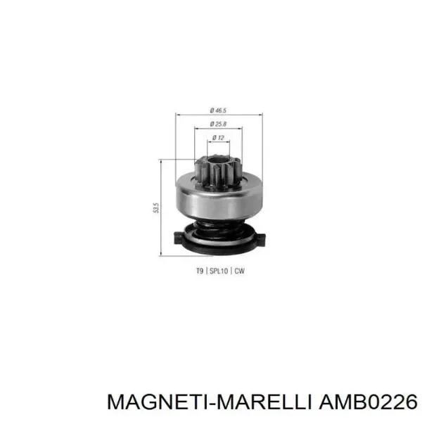 Бендикс стартера AMB0226 Magneti Marelli