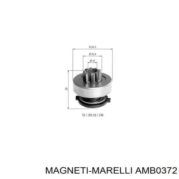 Бендикс стартера AMB0372 Magneti Marelli