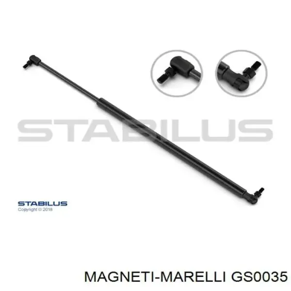 Амортизатор багажника GS0035 Magneti Marelli