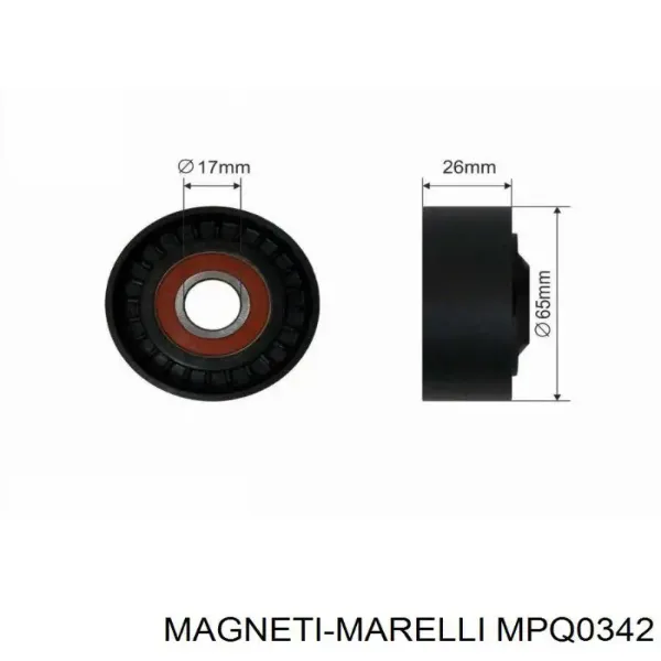 Натяжной ролик MPQ0342 Magneti Marelli
