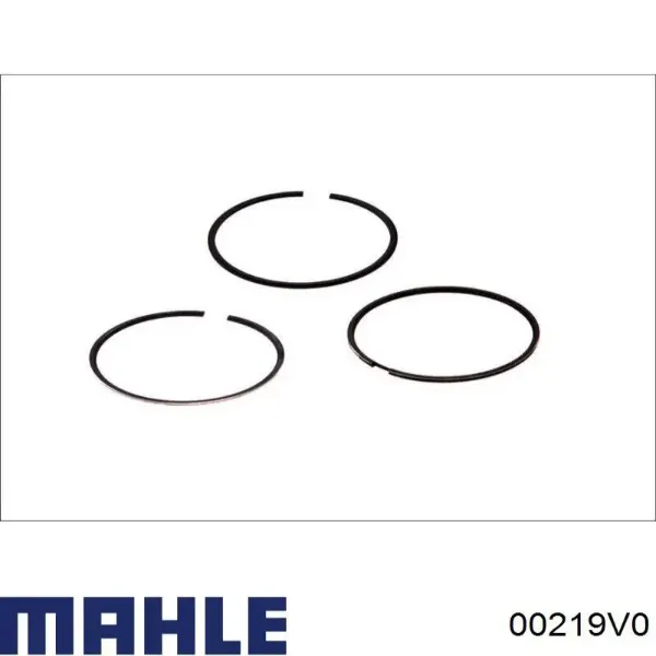 Комплект поршневых колец на 1 цилиндр, стандарт 00219V0 Mahle Original