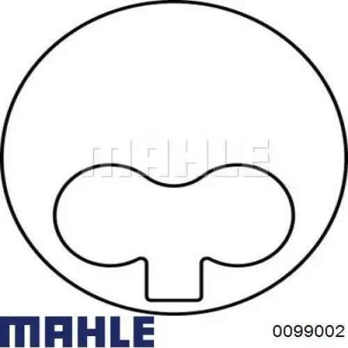 Поршень в комплекте на 1 цилиндр, 3-й ремонт (+0,60) 0099002 Mahle Original