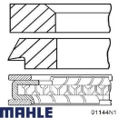 Кольца поршневые на 1 цилиндр, 2-й ремонт (+0,50) MAHLE 01144N1 Кольца поршневые на 1 цилиндр, 2-й ремонт (+0,50) MAHLE 01144N1