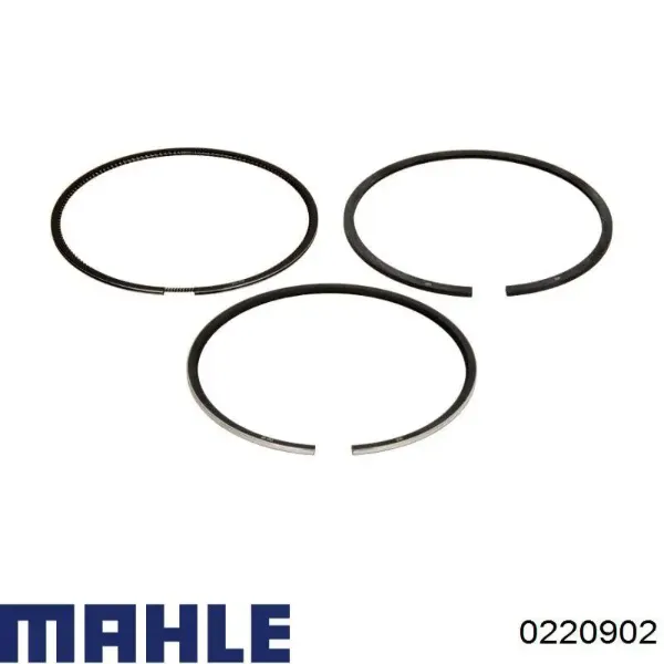 Поршень на 1 цилиндр, 2-й ремонт 0220902 Mahle Original