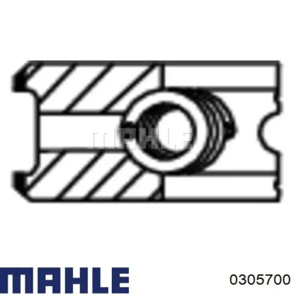 Поршень на 1 цилиндр 0305700 Mahle Original