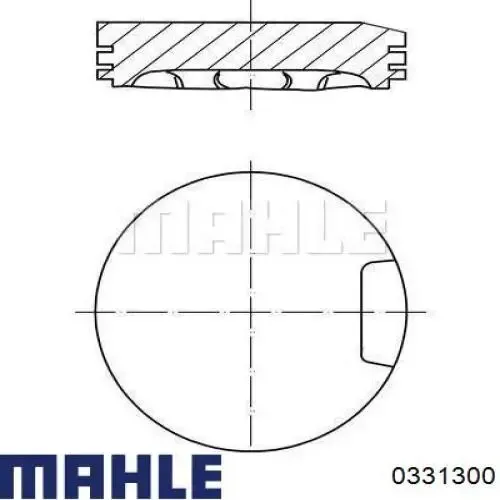 Поршень на 1 цилиндр 0331300 Mahle Original