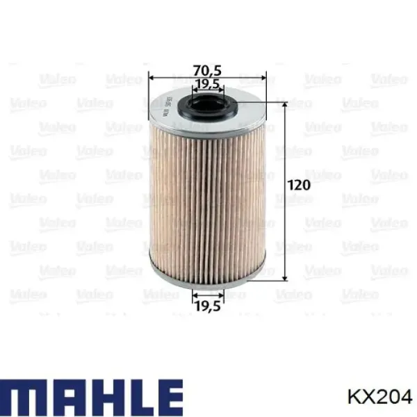 Топливный фильтр KX204 Mahle Original