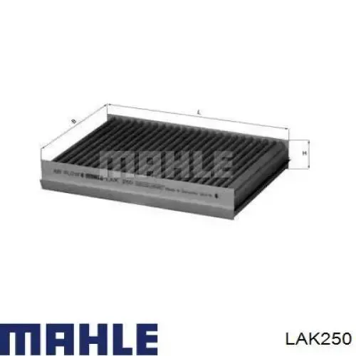 Фильтр воздушный отопителя Mahle Original LAK250 цена, от