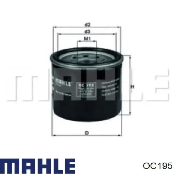 Фильтр очистки масла центробежный Mahle Original OC195 цена, от