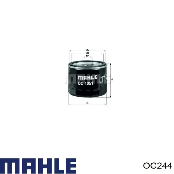 Масляный фильтр OC244 Mahle Original