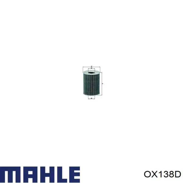 Масляный фильтр OX138D Mahle Original