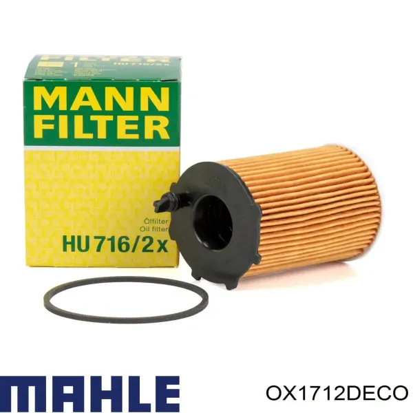 OX1712DECO Mahle Original Масляный фильтр двигателя