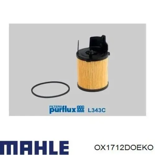 Фильтр масла Mahle Original OX1712DOEKO