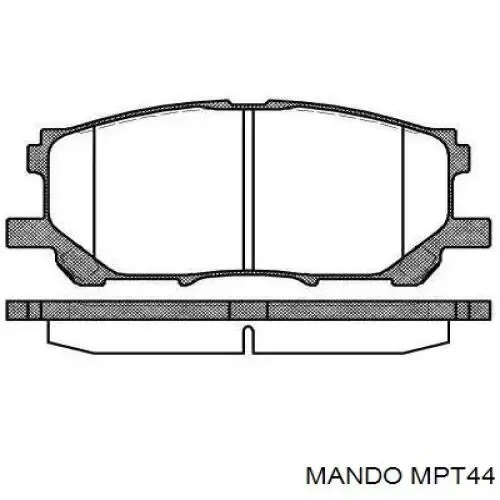 Передние тормозные колодки MPT44 Mando
