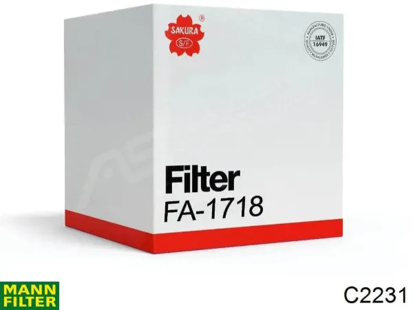 Воздушный фильтр C2231 Mann-Filter