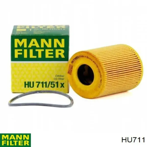 Фильтр масла Mann-Filter HU711