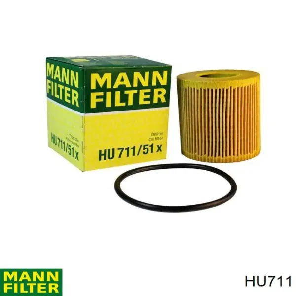 Масляный фильтр HU711 Mann-Filter