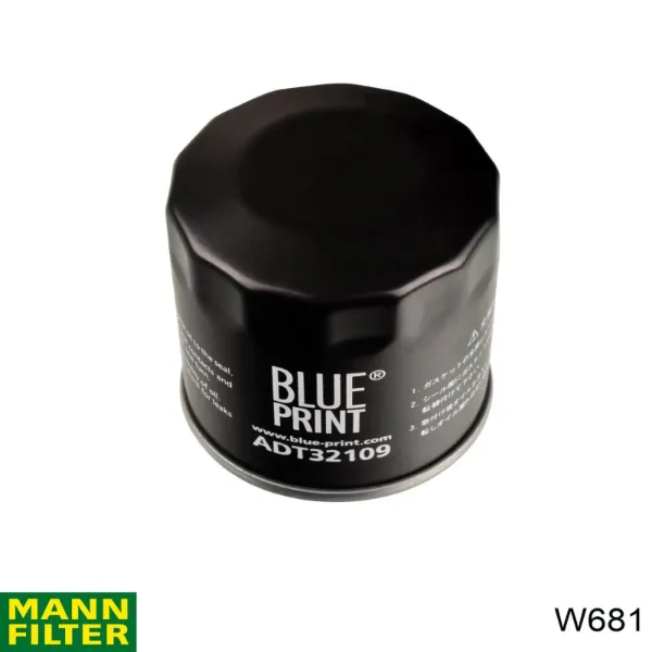 Масляный фильтр W681 Mann-Filter