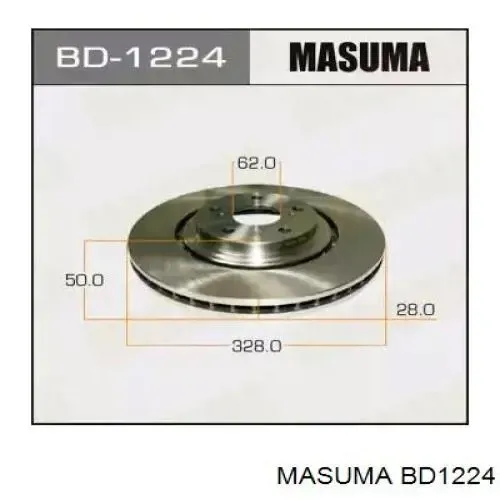 Передние тормозные диски BD1224 Masuma