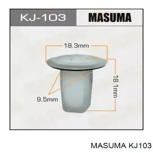 Пистон крепления заднего бампера C10071 Romix