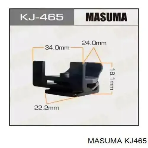 Кронштейн бампера переднего внешний KJ465 Masuma