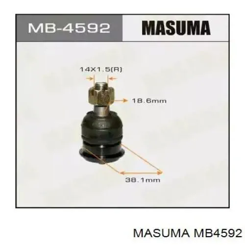 Нижняя шаровая опора MB4592 Masuma