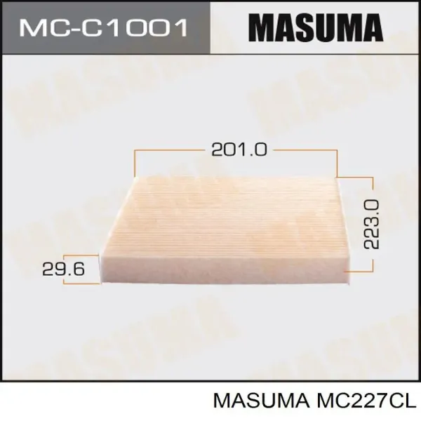 Фильтр салона MC227CL Masuma