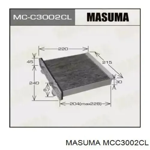 Фильтр салона MCC3002CL Masuma