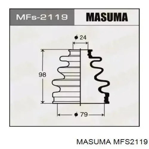 Пыльник ШРУСа наружный MFS2119 Masuma