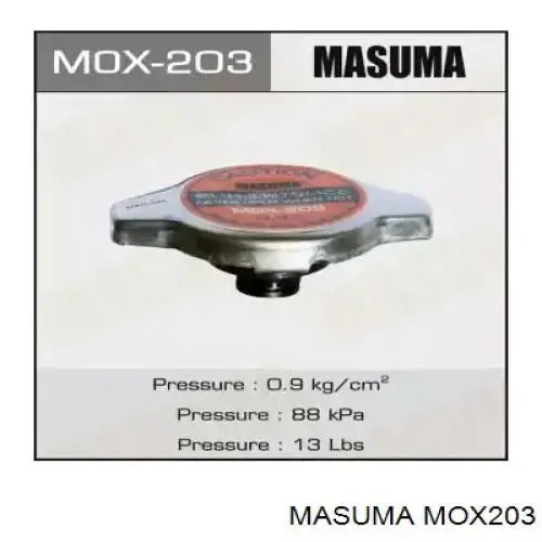 Крышка радиатора MOX203 Masuma