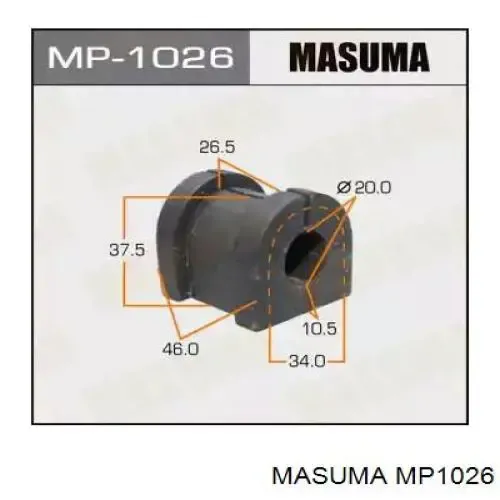 Втулка стабилизатора MP1026 Masuma