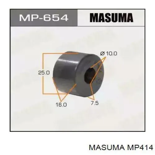 Втулка стабилизатора переднего MP414 Masuma