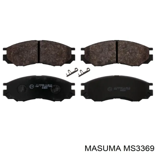 Передние тормозные колодки MS3369 Masuma