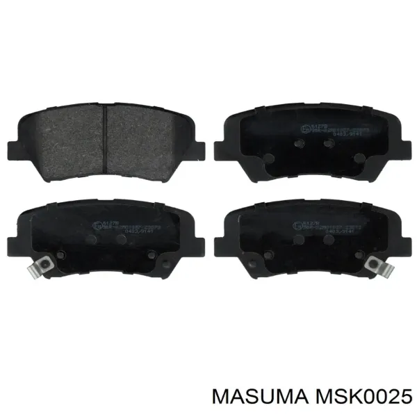 Передние тормозные колодки MSK0025 Masuma
