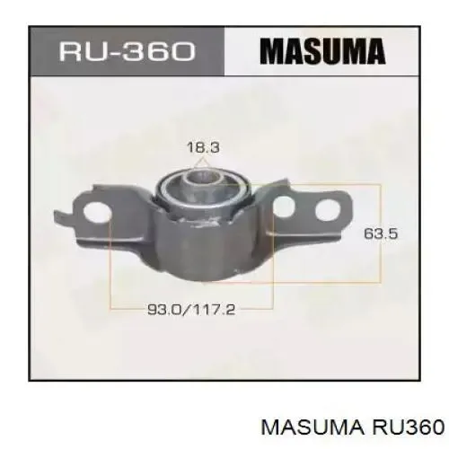 Сайлентблок переднего рычага RU360 Masuma