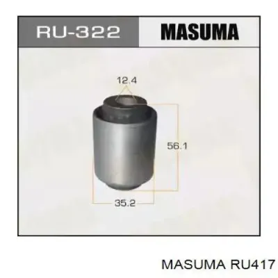 Сайлентблок задней продольной тяги MASUMA RU417