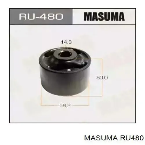 Сайлентблок заднего продольного рычага передний RU480 Masuma