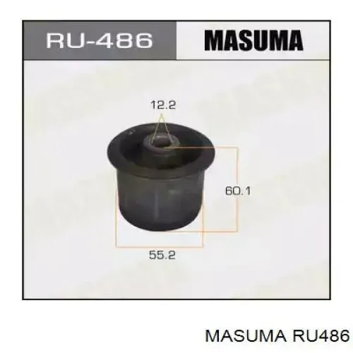 Сайлентблок траверсы крепления заднего редуктора задний RU486 Masuma